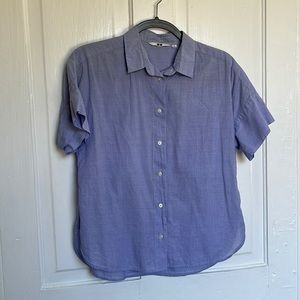 Uniqlo Light Blue Cotton Button-Down